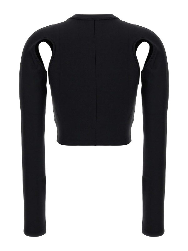 OFF-WHITE: Tops & Tank tops online - Sleek Stretch Top Logo Print