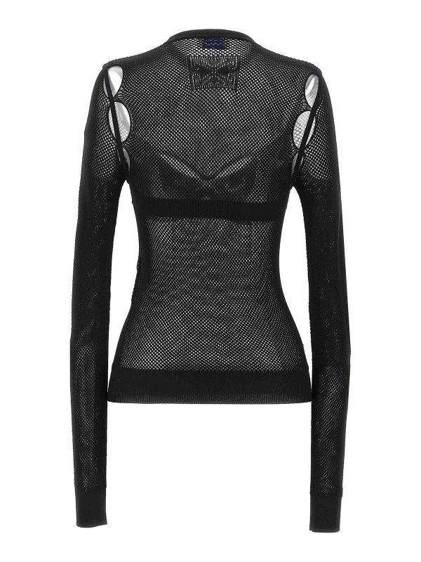 OFF-WHITE: Tops & Tank tops online - Net Arrow Bralette Top