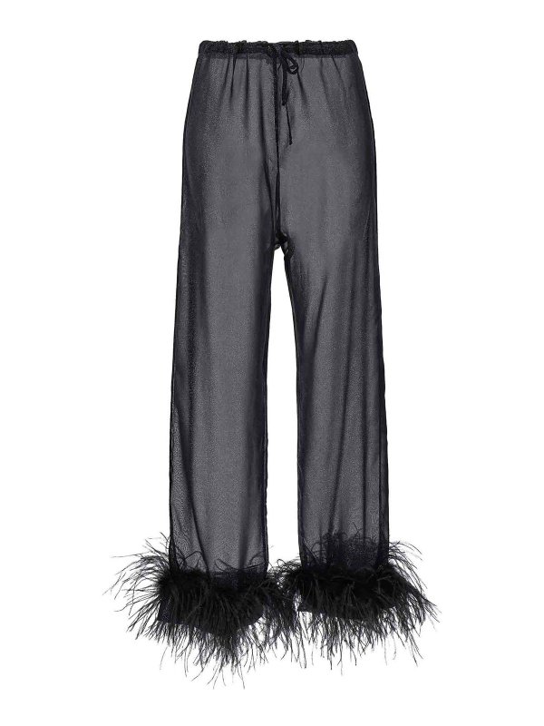OSÉREE: casual trousers - Plumage Trousers