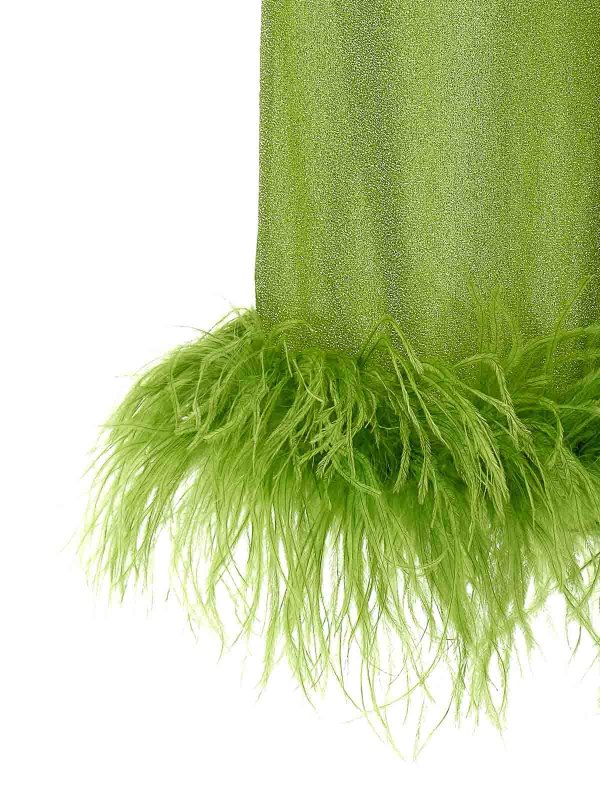 Casual trousers Oséree - Lumiere Plumage Pants - LPF235LIME | thebs.com