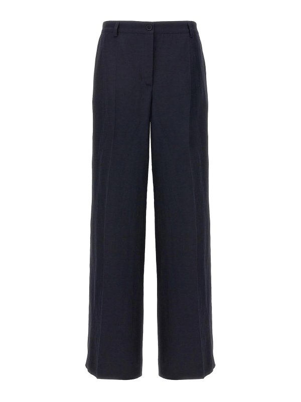 P.A.R.O.S.H.: カジュアルトラウザー - カジュアルパンツ - ブルー