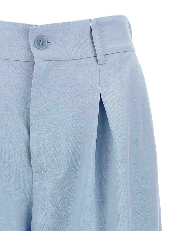 The Best Shops P.A.R.O.S.H.: トラウザーショーツ - ショートパンツ - ライトブルー