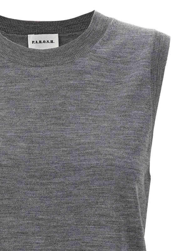 The Best Shops P.A.R.O.S.H.: vests - Wool Blend Vest