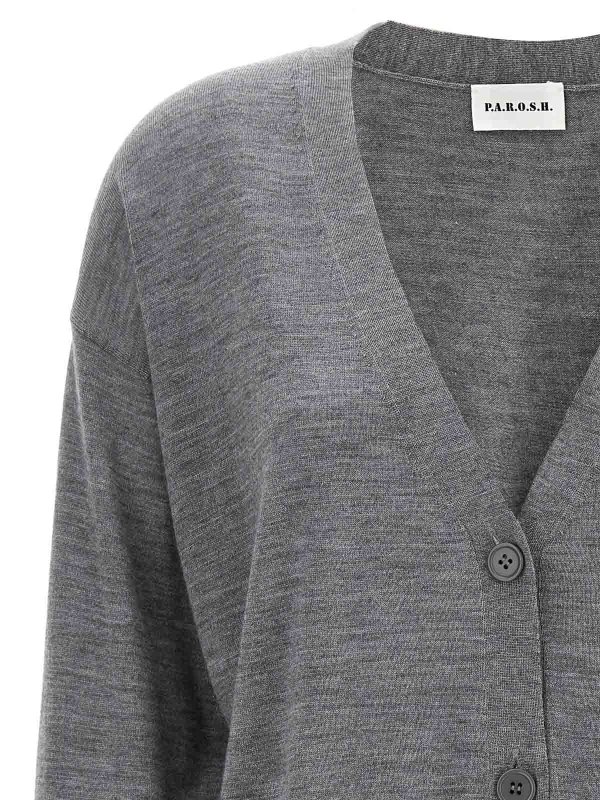The Best Shops P.A.R.O.S.H.: cardigans - Wool Blend Cardigan