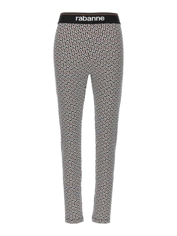 PACO RABANNE: Leggings - Leggings - Multicolore