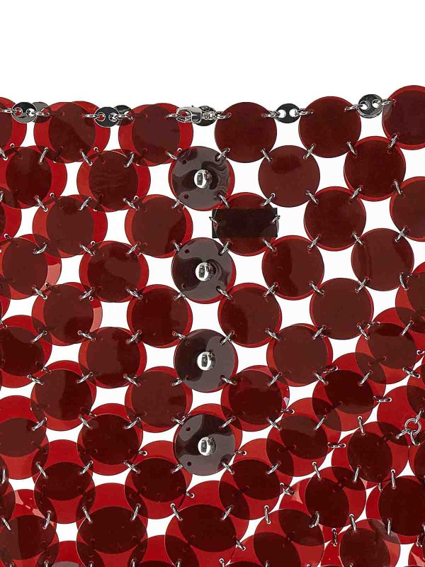 Plastic Sequin Skirt shop online: PACO RABANNE