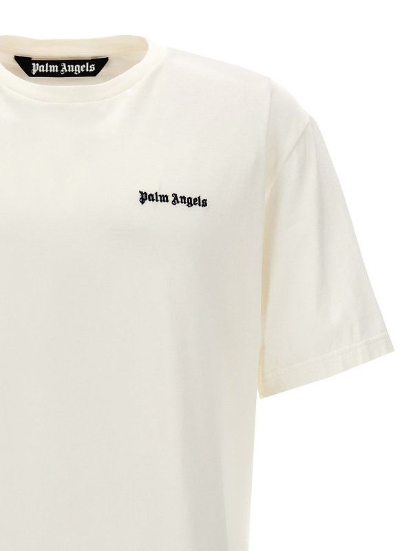 The Best Shops Palm Angels: t-shirt - Logo classico girocollo in cotone