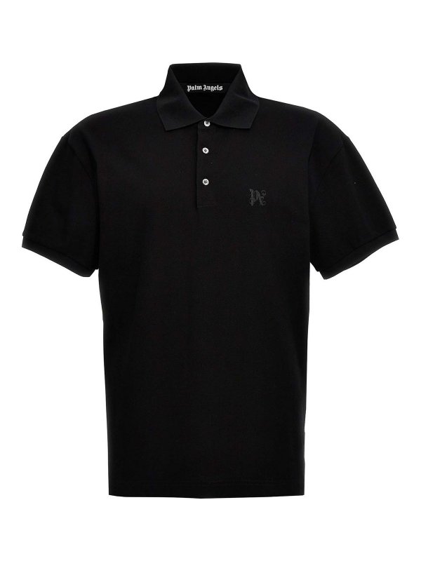 Palm Angels: Polos  - Polo - Noir