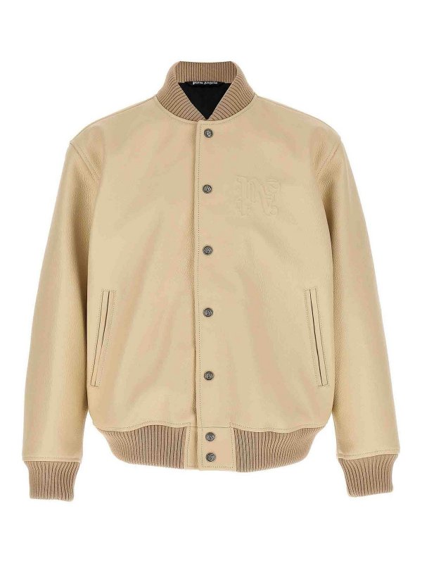 Palm Angels: bombers - Monogram Bomber Jacket