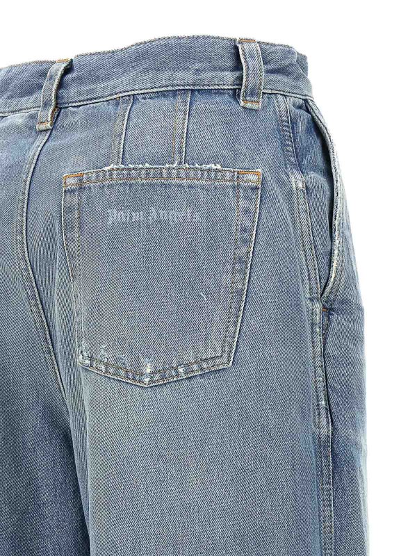 Washed Logo Jeans shop online: Palm Angels