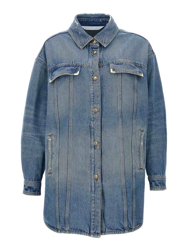 Palm Angels: カジュアルジャケット - カジュアルジャケット - ライトブルー