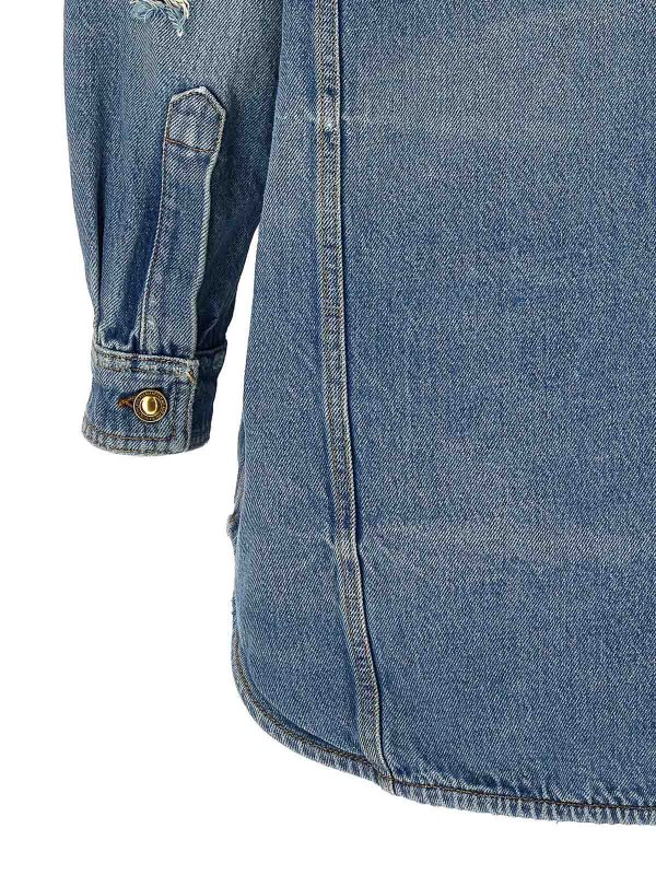 カジュアルジャケット - ライトブルー shop online: Palm Angels