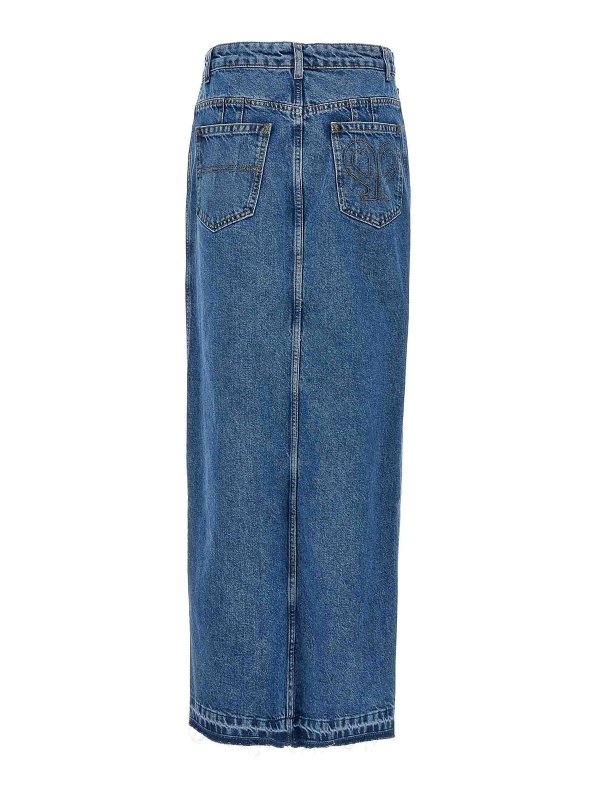 Philosophy di Lorenzo Serafini: ニーレングススカート＆ミディ丈 online - 膝丈/ミディスカート - ブルー