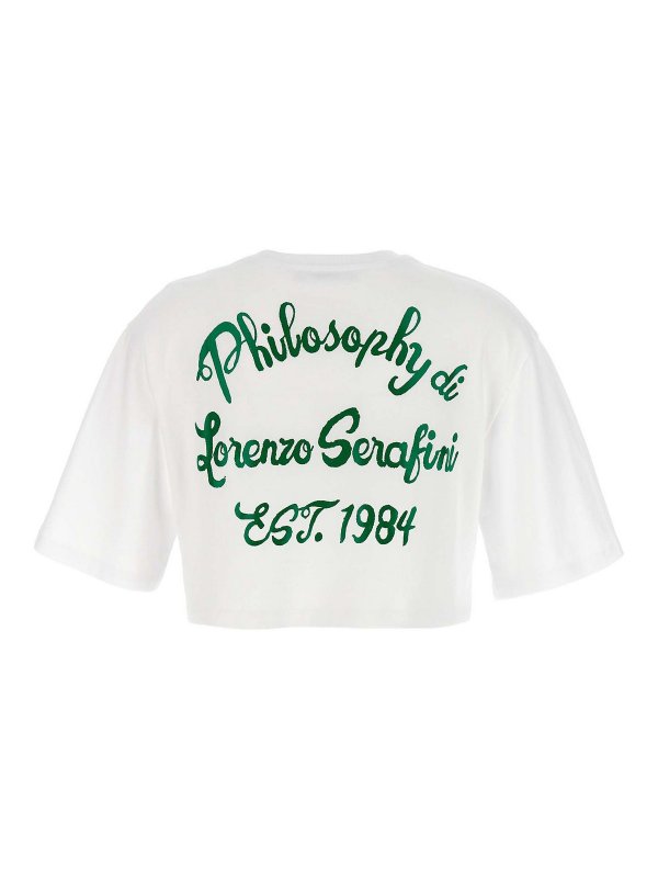 Philosophy di Lorenzo Serafini: t-shirt online - T-shirt corta con stampa logo