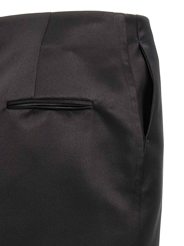 膝丈/ミディスカート - 黒 shop online: Philosophy di Lorenzo Serafini