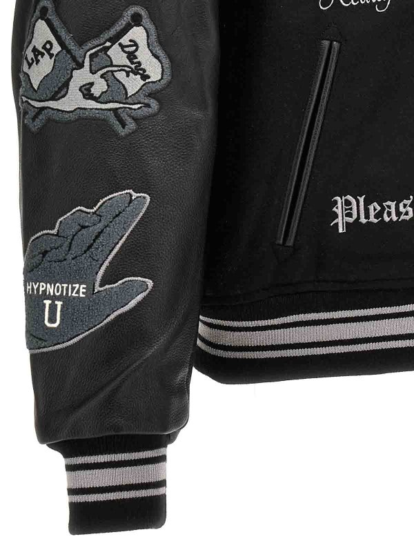 The Best Shops PLEASURES: Nerd Varsity Bomber Jacket