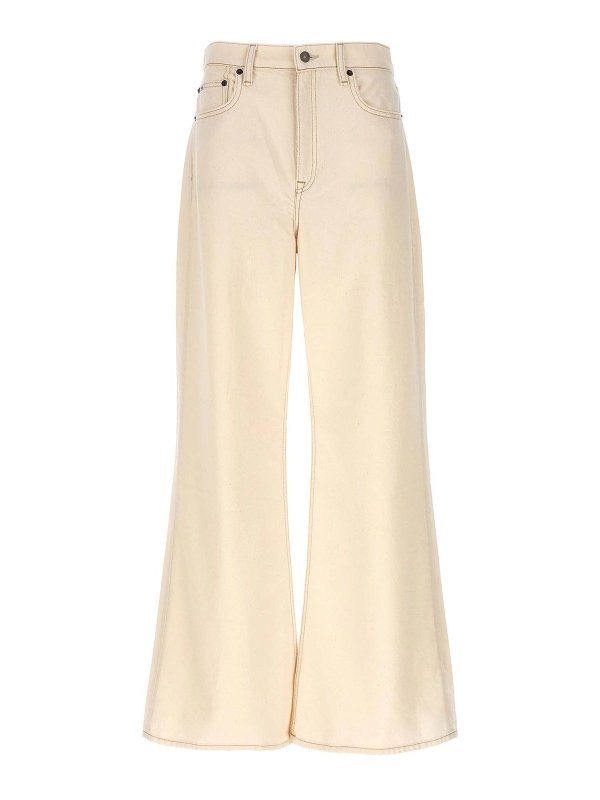 POLO RALPH LAUREN: Jeans évasés - Jean Bootcut - Beige