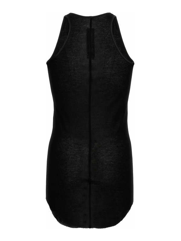 RICK OWENS: Top e canotte online - Canotta basic a costine