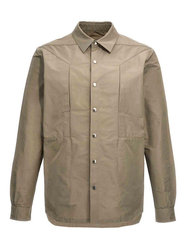 RICK OWENS: カジュアルジャケット - カジュアルジャケット - グレー