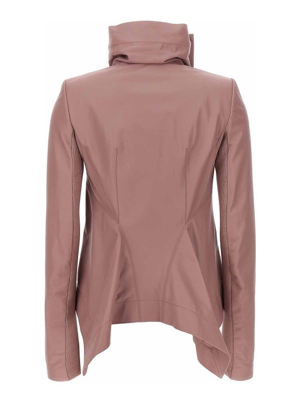 RICK OWENS: Lederjacken online - Lederjacke - Nude
