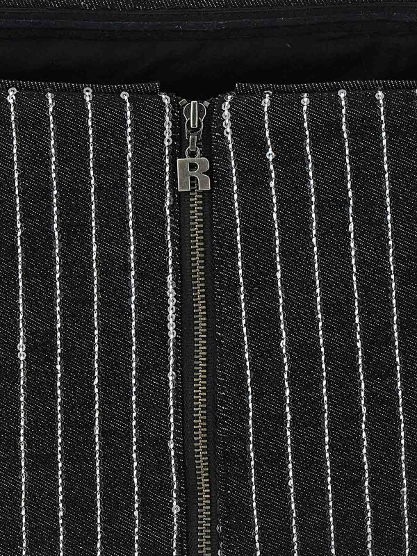 Sequin Pinstripe Crop Top shop online: ROTATE Birger Christensen