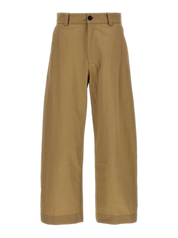 STUDIO NICHOLSON: カジュアルトラウザー - カジュアルパンツ - ベージュ