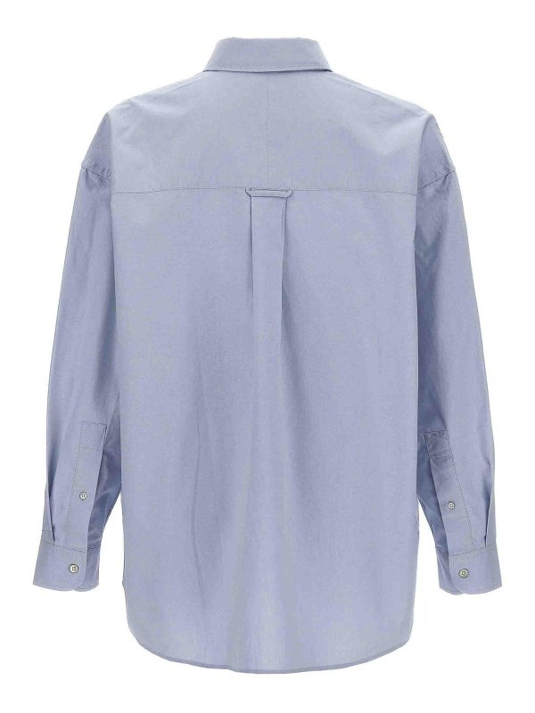 STUDIO NICHOLSON: shirts online - Oversize Shirt Embroidered Logo