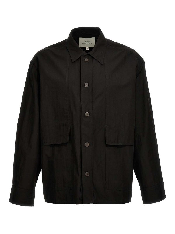 STUDIO NICHOLSON: Camisas - Camisa - Negro