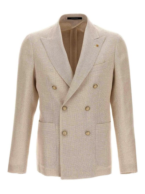 TAGLIATORE: blazers - Double-Breasted Blazer