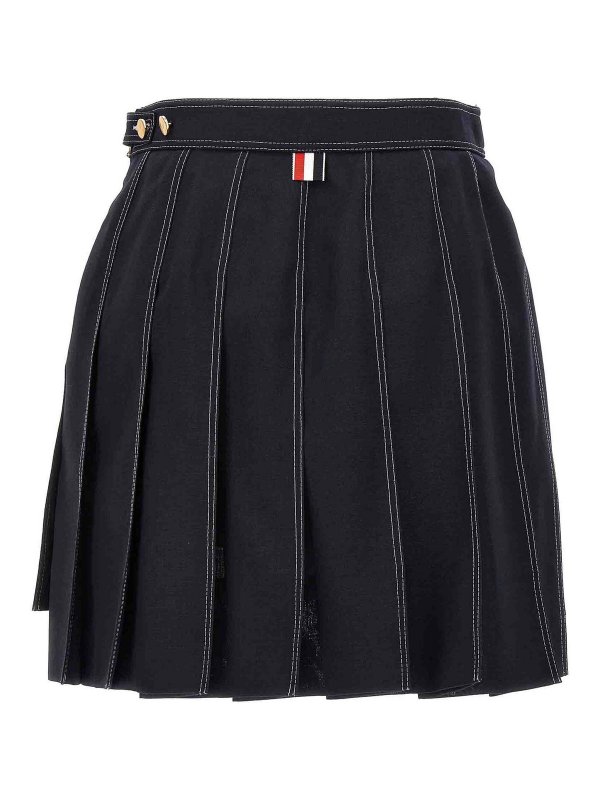 THOM BROWNE: Knee length skirts & Midi online - Mini Pleated Skirt