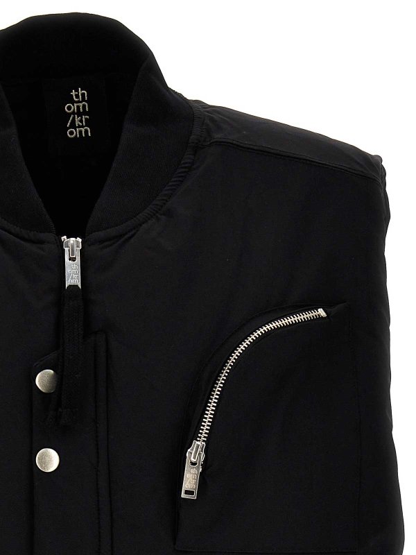 The Best Shops THOM KROM: Gilets tricot - Gilet - Noir