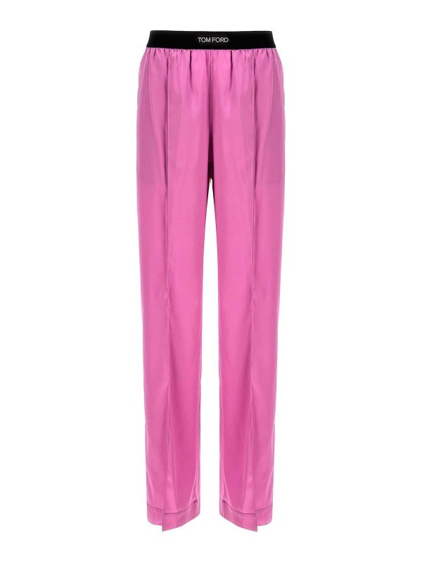 TOM FORD: casual trousers - Logo Elastic Pants