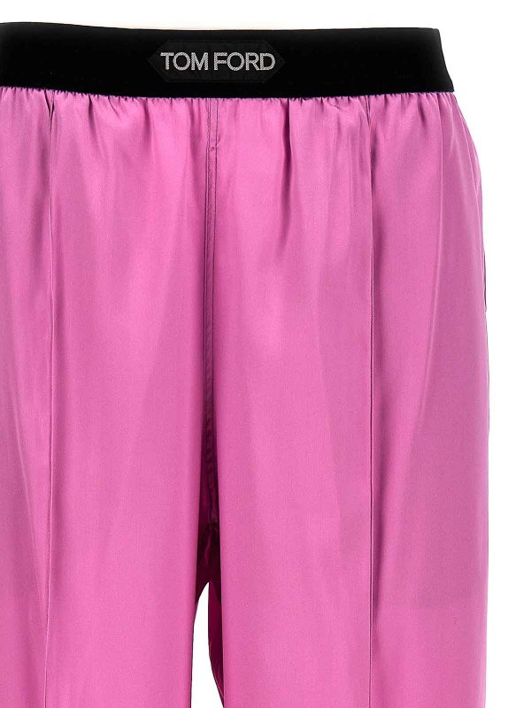 The Best Shops TOM FORD: casual trousers - Logo Elastic Pants