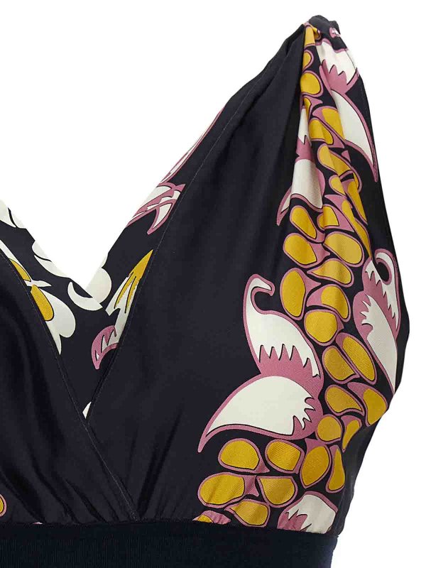 The Best Shops TORY BURCH: Top e canotte - Top in seta stampata