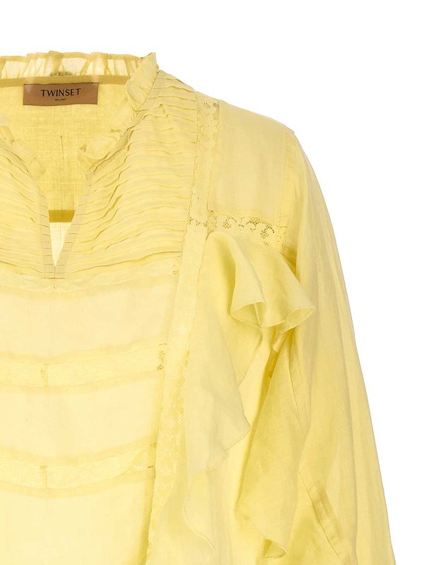 The Best Shops TWINSET: Blouses - Blouse - Jaune