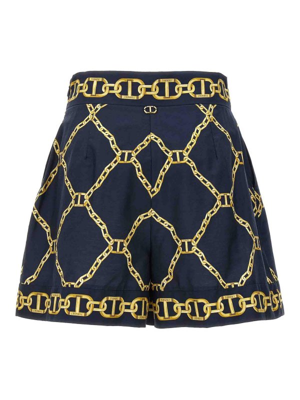 TWINSET: トラウザーショーツ online - ショートパンツ - ブルー