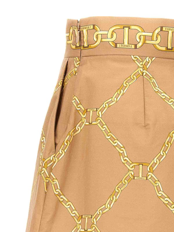 ショートパンツ - ベージュ shop online: TWINSET