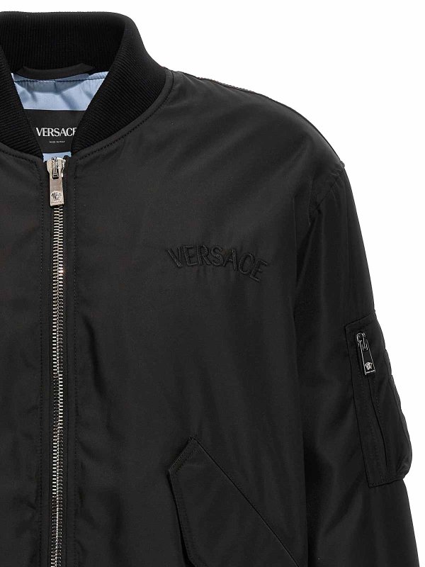 The Best Shops VERSACE: giacche bomber - Giubbotto bomber con logo