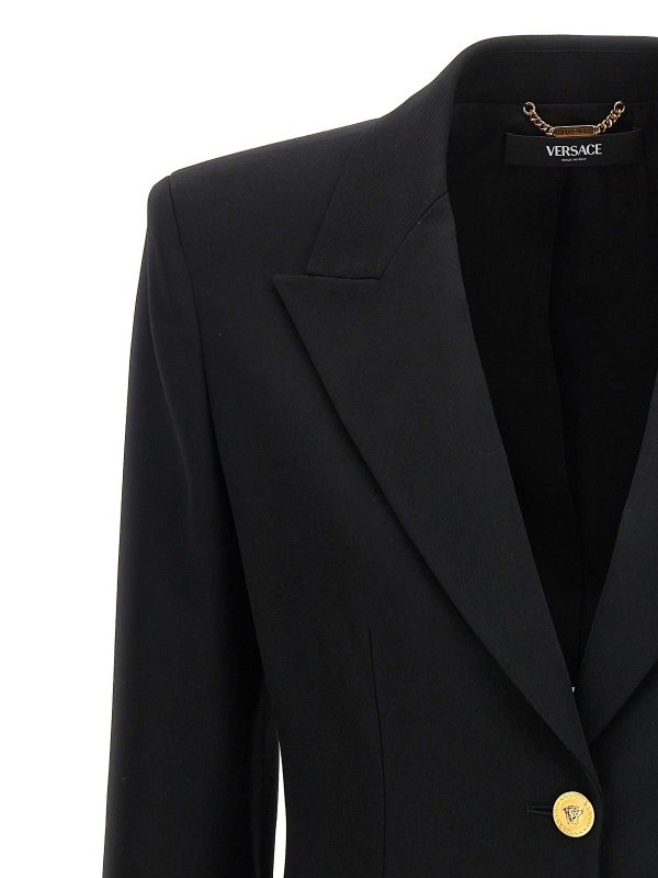 The Best Shops VERSACE: blazers - Single-Breasted Blazer