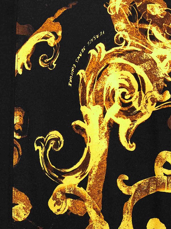 T-shirt con stampa a contrasto shop online: Versace Jeans Couture