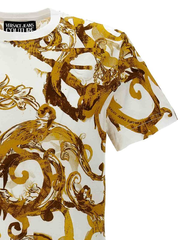 The Best Shops Versace Jeans Couture: t-shirts - All Over Print T-Shirt
