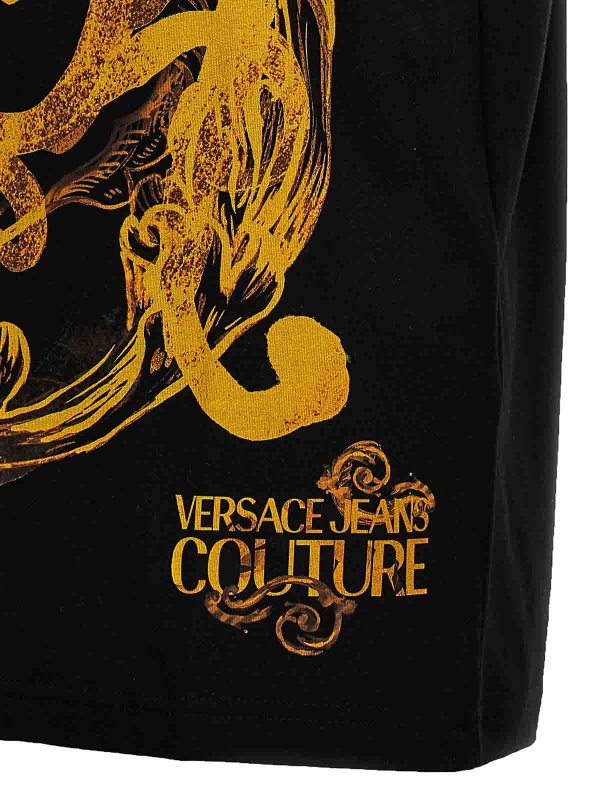 Camiseta - Negro shop online: Versace Jeans Couture