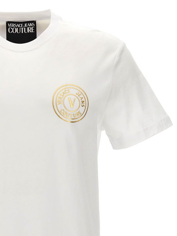 The Best Shops Versace Jeans Couture: Camisetas - Camiseta - Blanco