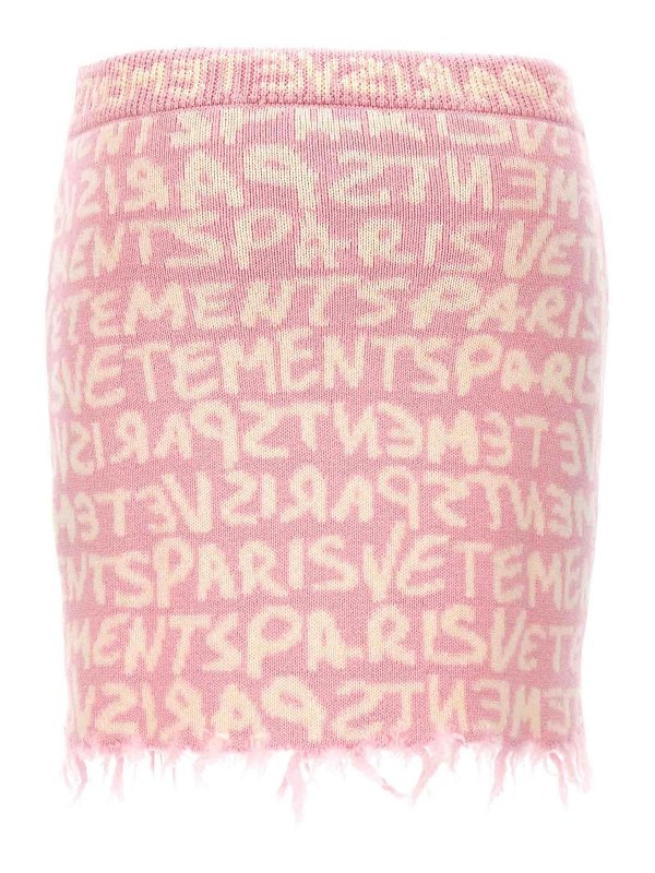 VETEMENTS: ニーレングススカート＆ミディ丈 online - 膝丈/ミディスカート - ヌードカラー