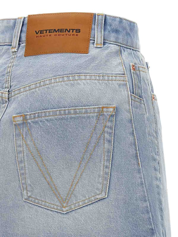 Midirock - Hellblau shop online: VETEMENTS