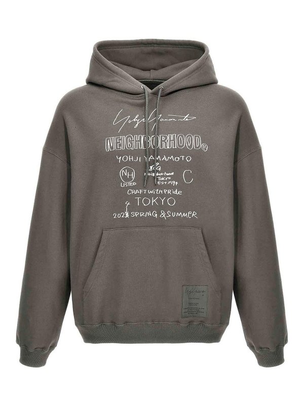 YOHJI YAMAMOTO: スウェット＆セーター - スウェットシャツ/セーター - グレー