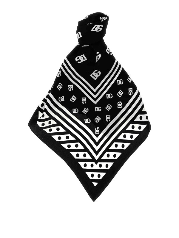 DOLCE & GABBANA: スカーフ - スカーフ - 白