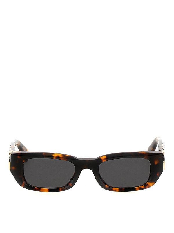 OFF-WHITE: Sonnenbrillen - Sonnenbrille - Braun