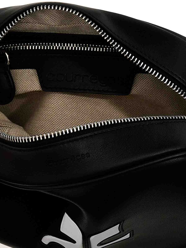 クロスボディバッグ - 黒 shop online: Courreges