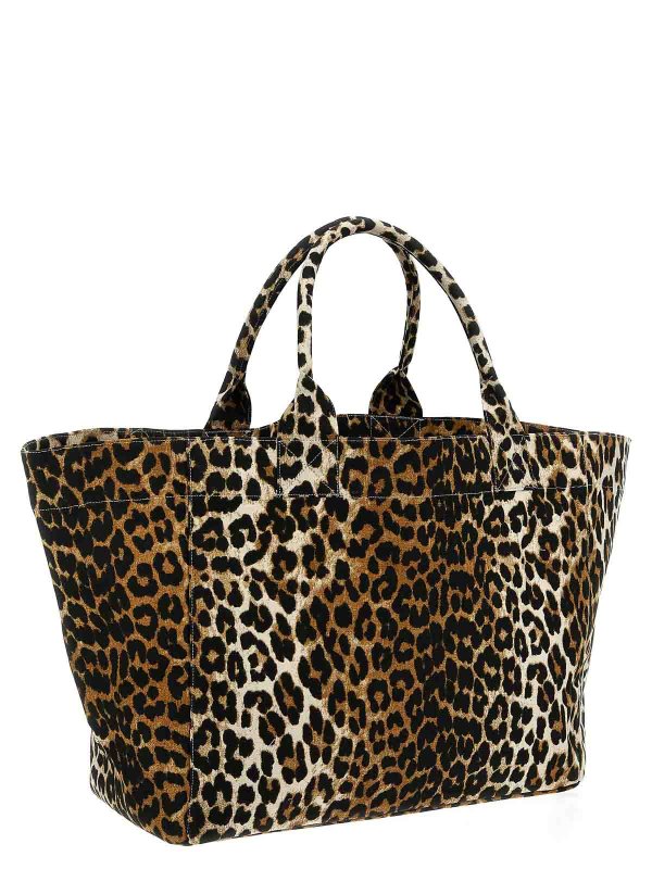 GANNI: Handtaschen online - Shopper - Braun